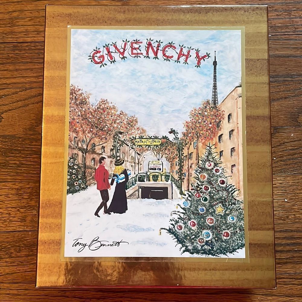 Vintage Givenchy Organza Tony Bennett “Holiday in Paris” 4pc Giftbox